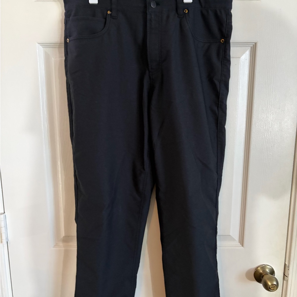 Ministry of Supply Black Kinetic Twill Performance Pants